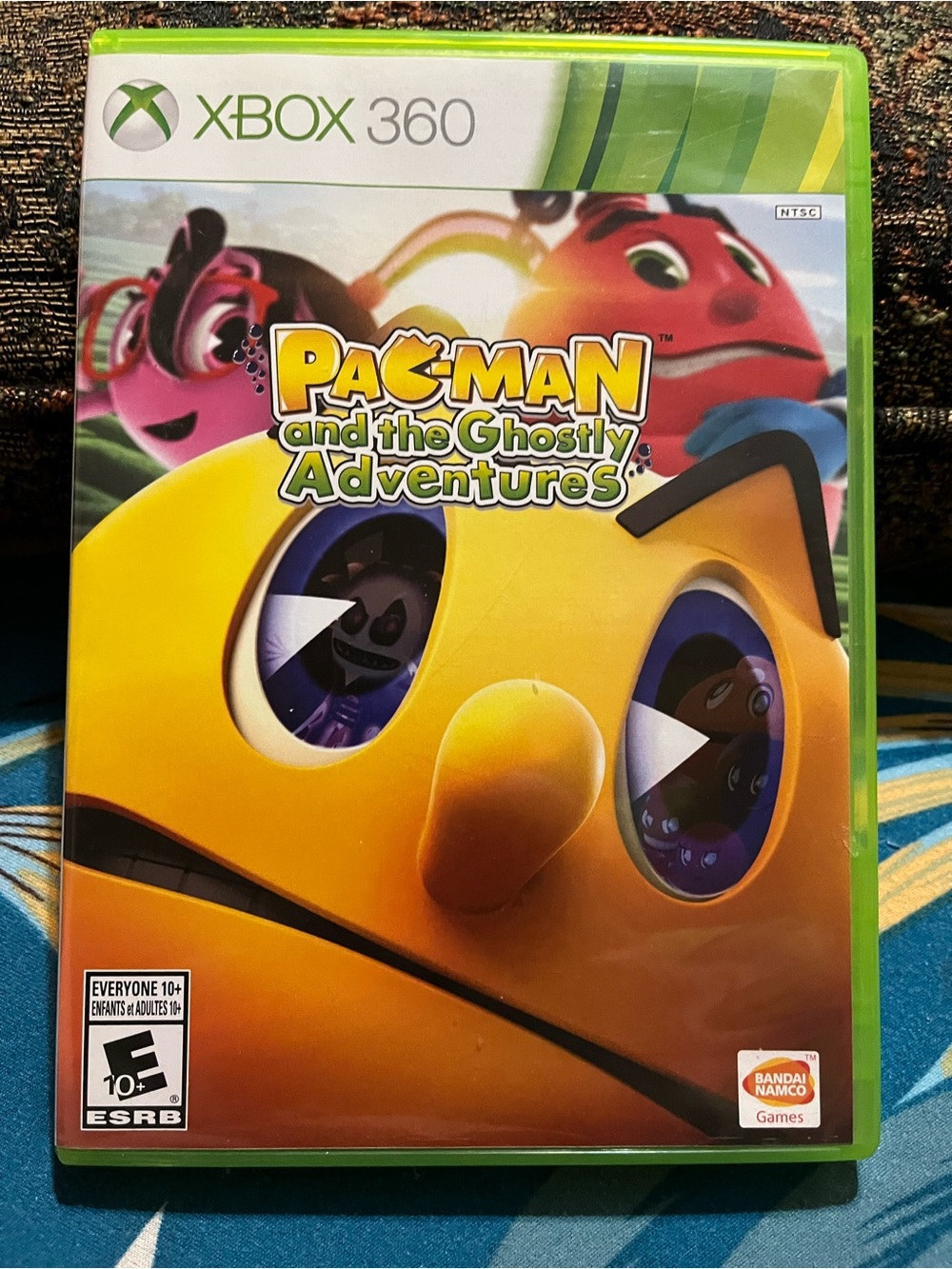 Microsoft Xbox 360 Pac-Man and the Ghostly Adventures - Yellow & Green Cover
